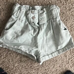 Pacsun Women's Light Green Shorts